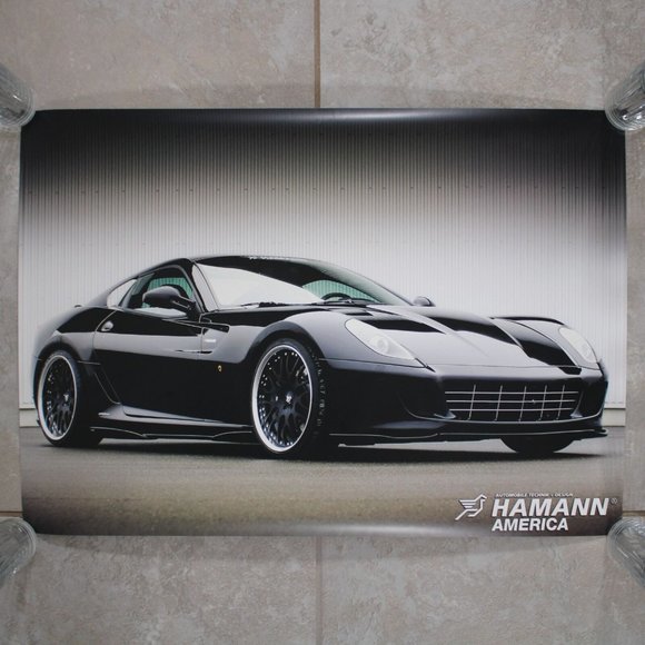 Hamann Ferrari 599 GTB Fiorano Automobile Technik Design 19x27 Promo Poster - Picture 1 of 1